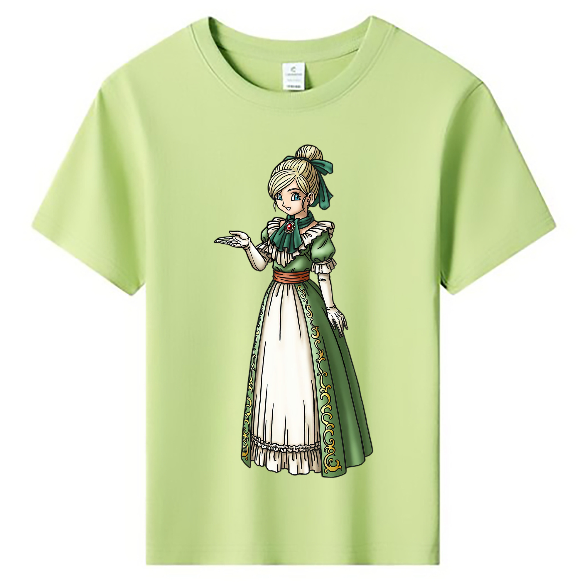 （画像用） ドラゴンクエスト Doragon Kuesuto Dragon Quest 綿100％キッズTシャツ（フロントプリント）